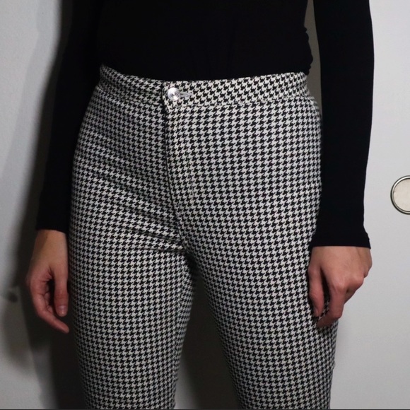 3 for 25! 🌻 H&M Houndstooth Twill Pants 🖤 - Picture 7 of 13